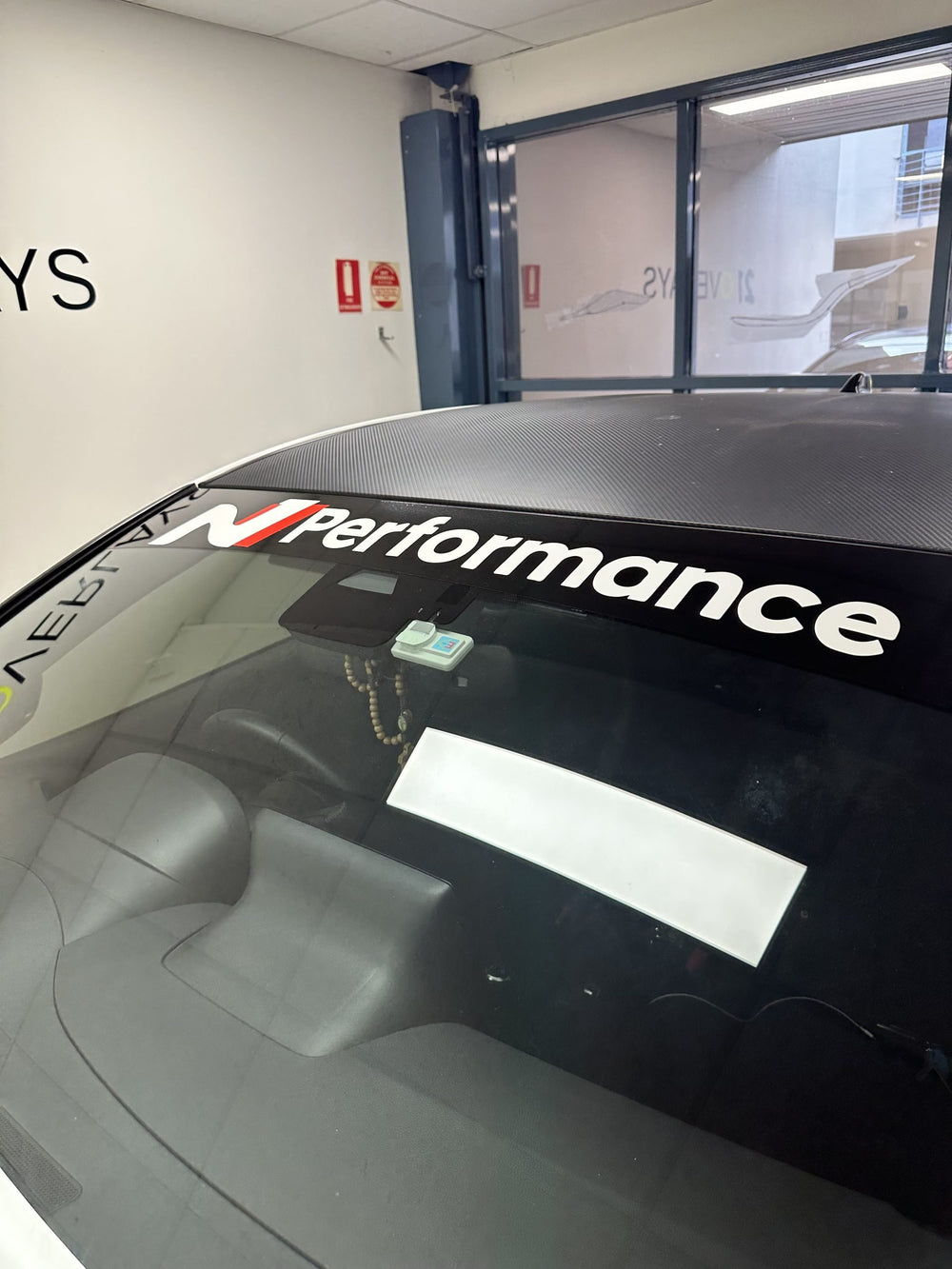 N Performance Windshield Banner