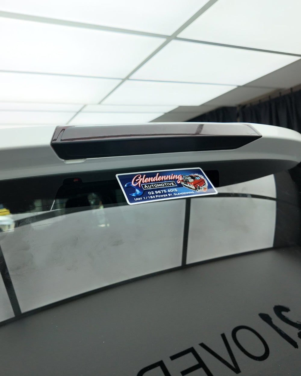 Isuzu Pre-Facelift MU-X Third Brake Light Overlay 2021-2024