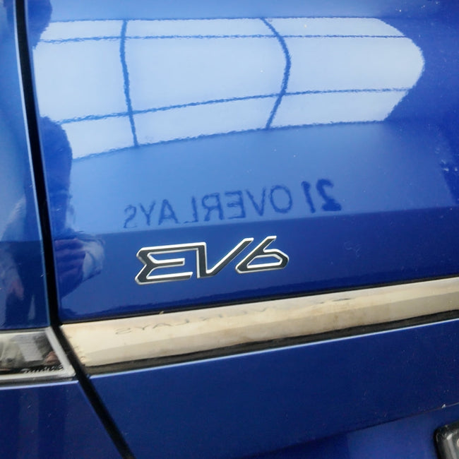 Kia EV6 "EV6" Badge Overlay