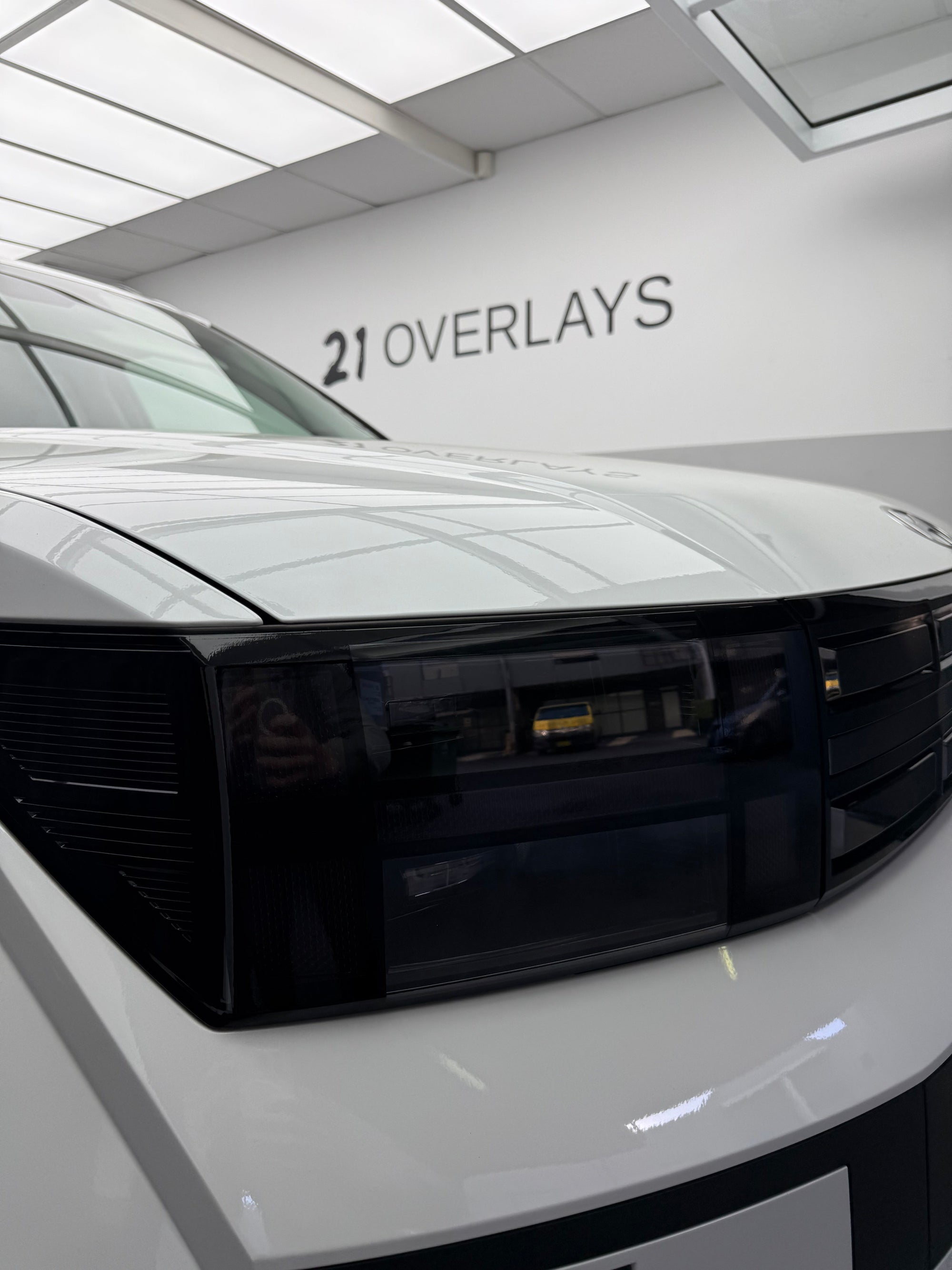 Hyundai Santafe Daytime Running Light Overlay