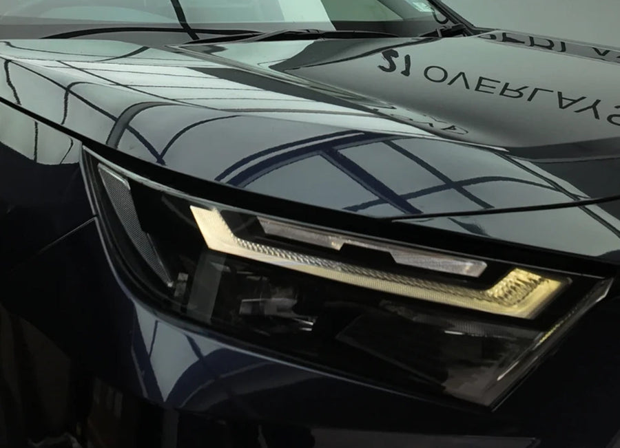 Headlight DRL Daytime Running Light Tint and Amber Delete Pre-Cut Overlay for 2021-2026 Lexus IS300 IS350 IS500 Amber Smoke Headlight DRL Daytime Running Light Tint and Amber Delete Pre-Cut Overlay for 2021-2026 Lexus IS300 IS350 IS500 Amber Smoke