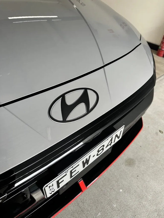 Hyundai Sedan Front and Rear Badge Overlay