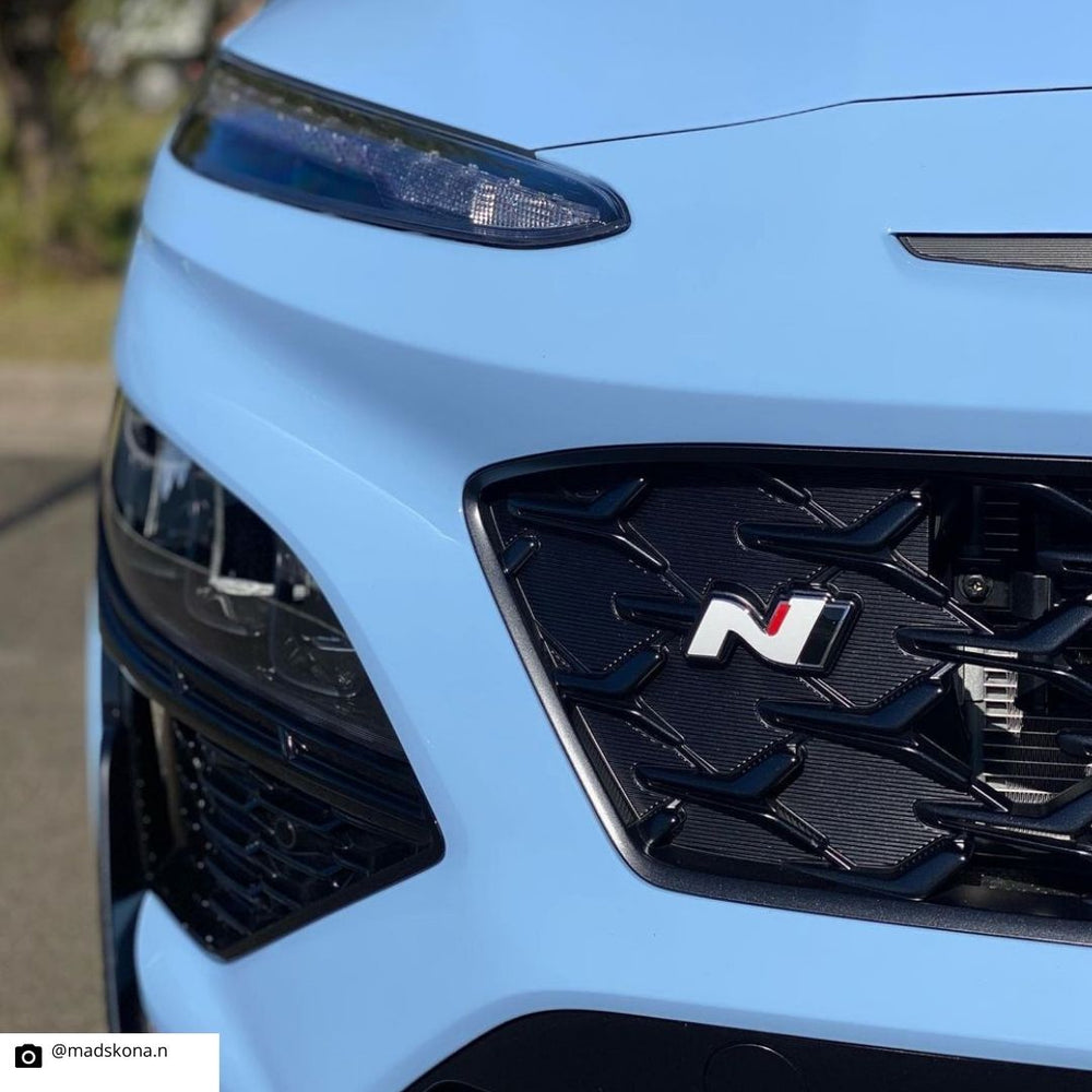 Hyundai Kona N Front and Rear "N" Badge Overlay 2021-2023