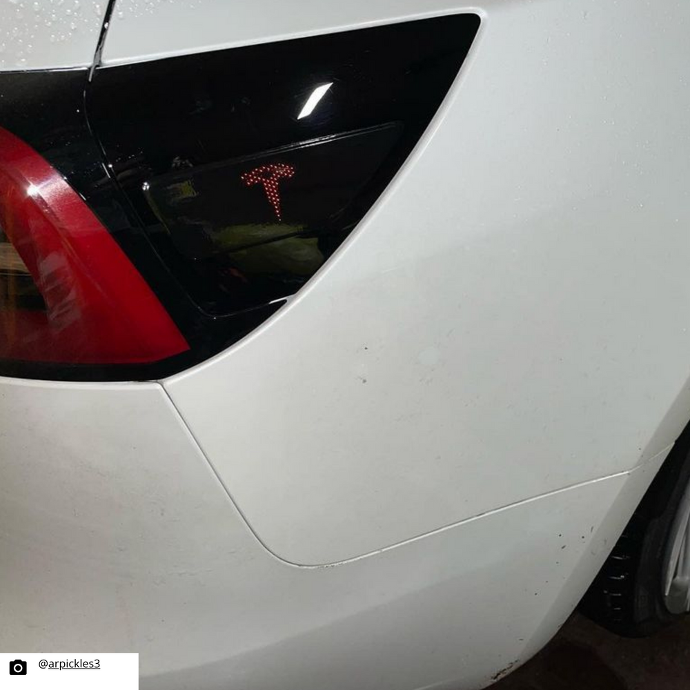 Tesla Model 3 Rear Side Reflector Overlay 2017+