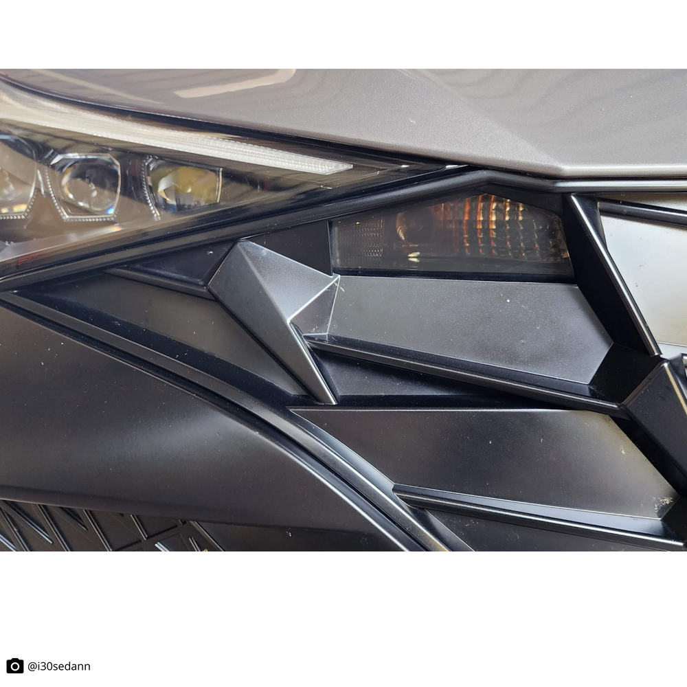 Hyundai i30 N Sedan Front Indicator Overlay 2021-2022