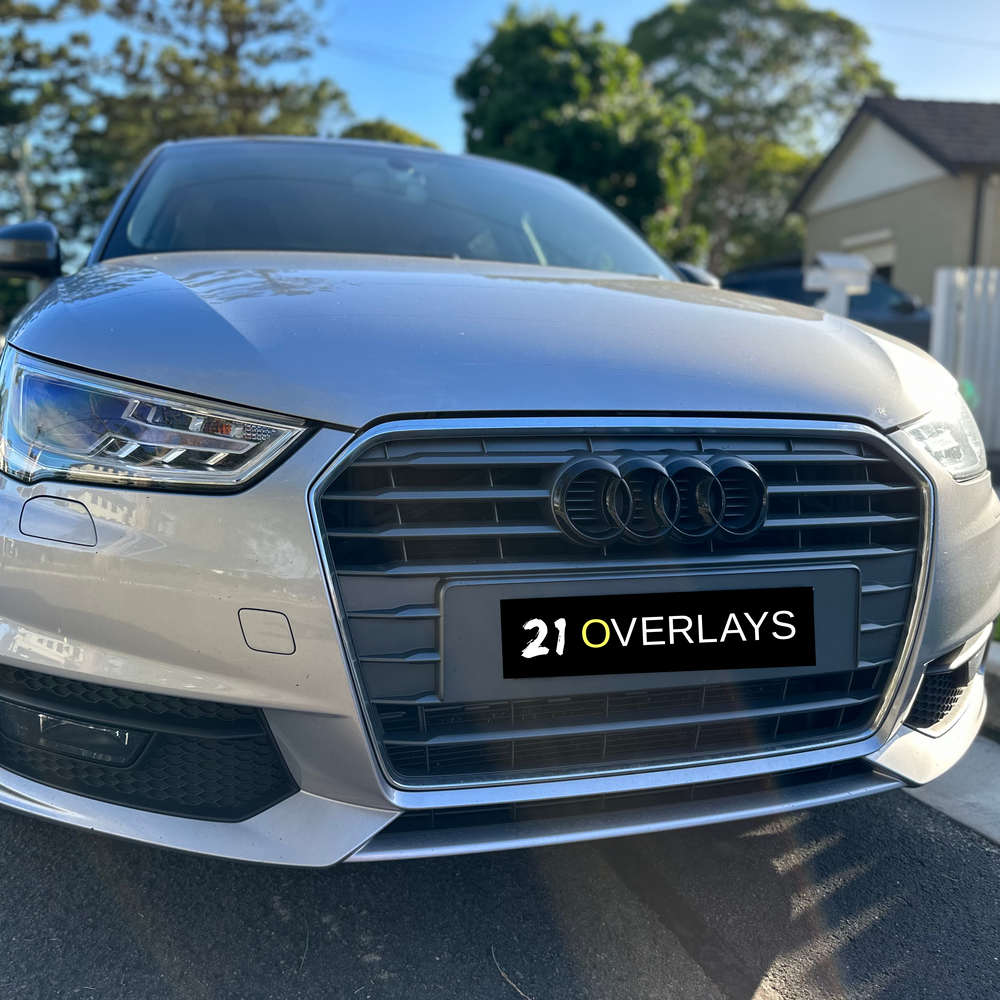 Audi A1 Front & Rear Badge Covers 2010-2018
