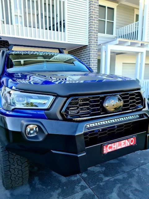 Toyota Hilux Front Badge Overlay (Smooth Radar Badge) 2019+