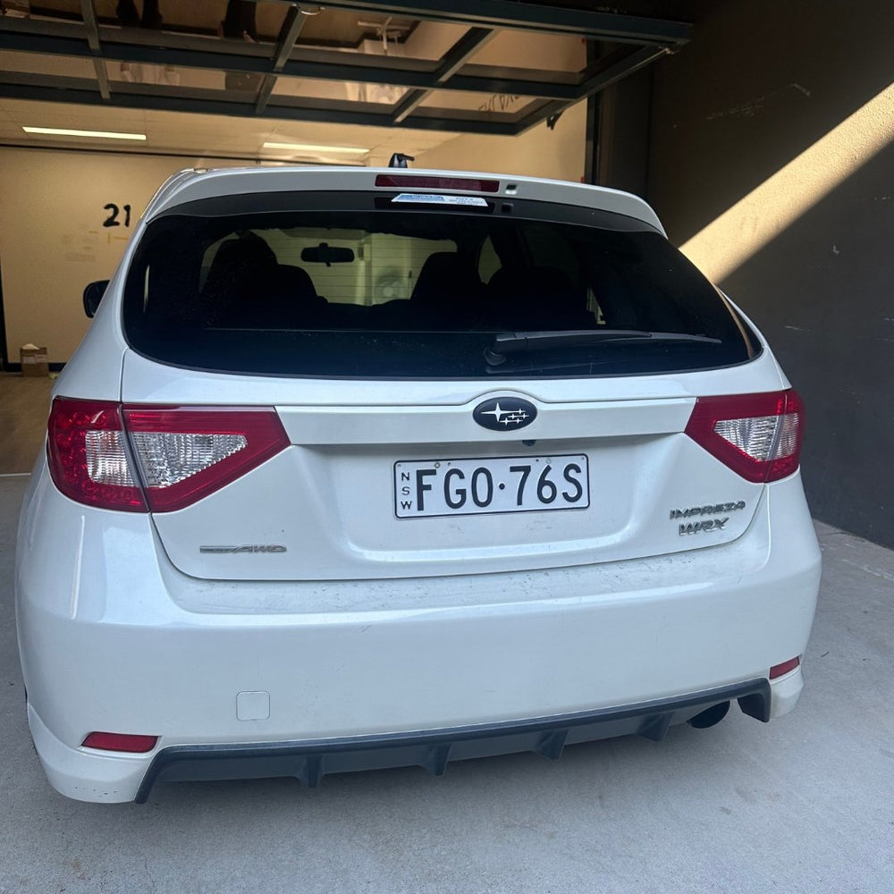 Subaru WRX Hatch Partial Tail Light Overlays with Reverse/Blinker Cut Out 2008-2014