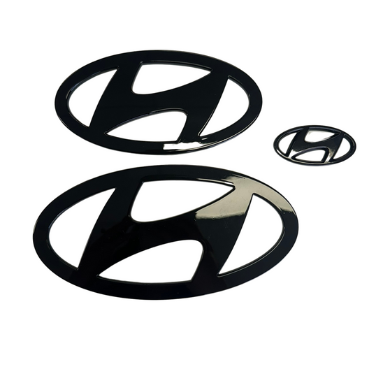 Hyundai i30 N/N Line Sedan Badge Covers Facelift 2023+ (New Style Flat Badge)