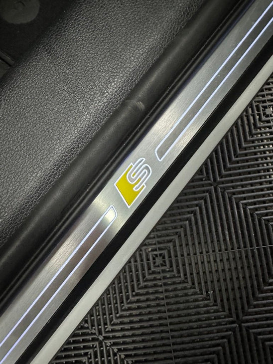 Audi S3 Door Sill "S" Colour Change Badge Overlay 2021+