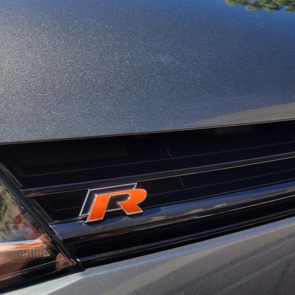 Volkswagen Golf Mk7/7.5 R Badge Overlay Front and Rear