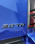 Isuzu D-MAX Rear "3.0 TD" Lettering Overlay 2024+