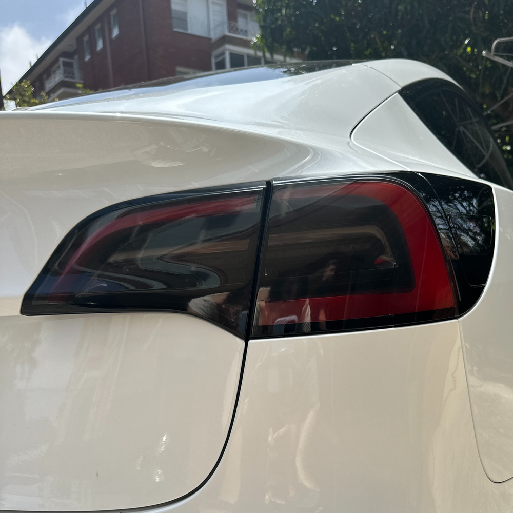 Tesla Model 3 Partial Tail Light Tint Overlay 2017+