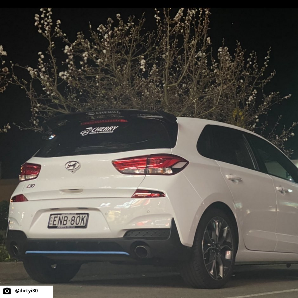 Hyundai i30 N Line Rear Bumper Stripe Overlay Kit 2017-2023