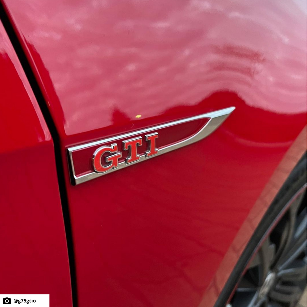 Volkswagen Golf Mk7/7.5 GTI Badge Overlay Side Wing Badges