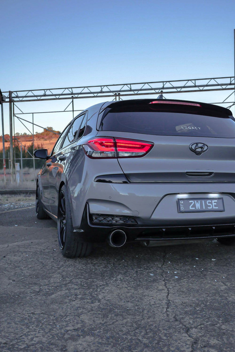 Hyundai i30 N Line Rear Reflector Overlays 2017-2023