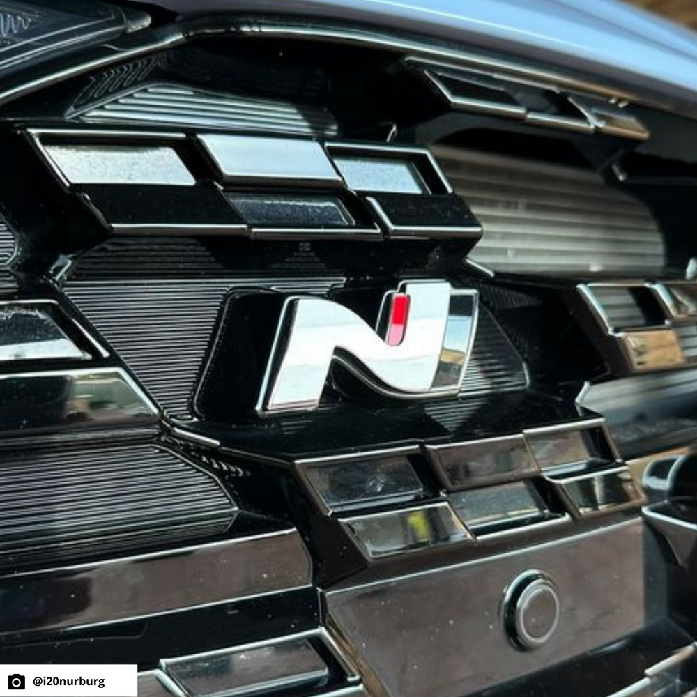 Hyundai i20 N Front and Rear "N" Badge Overlay 2021-2024