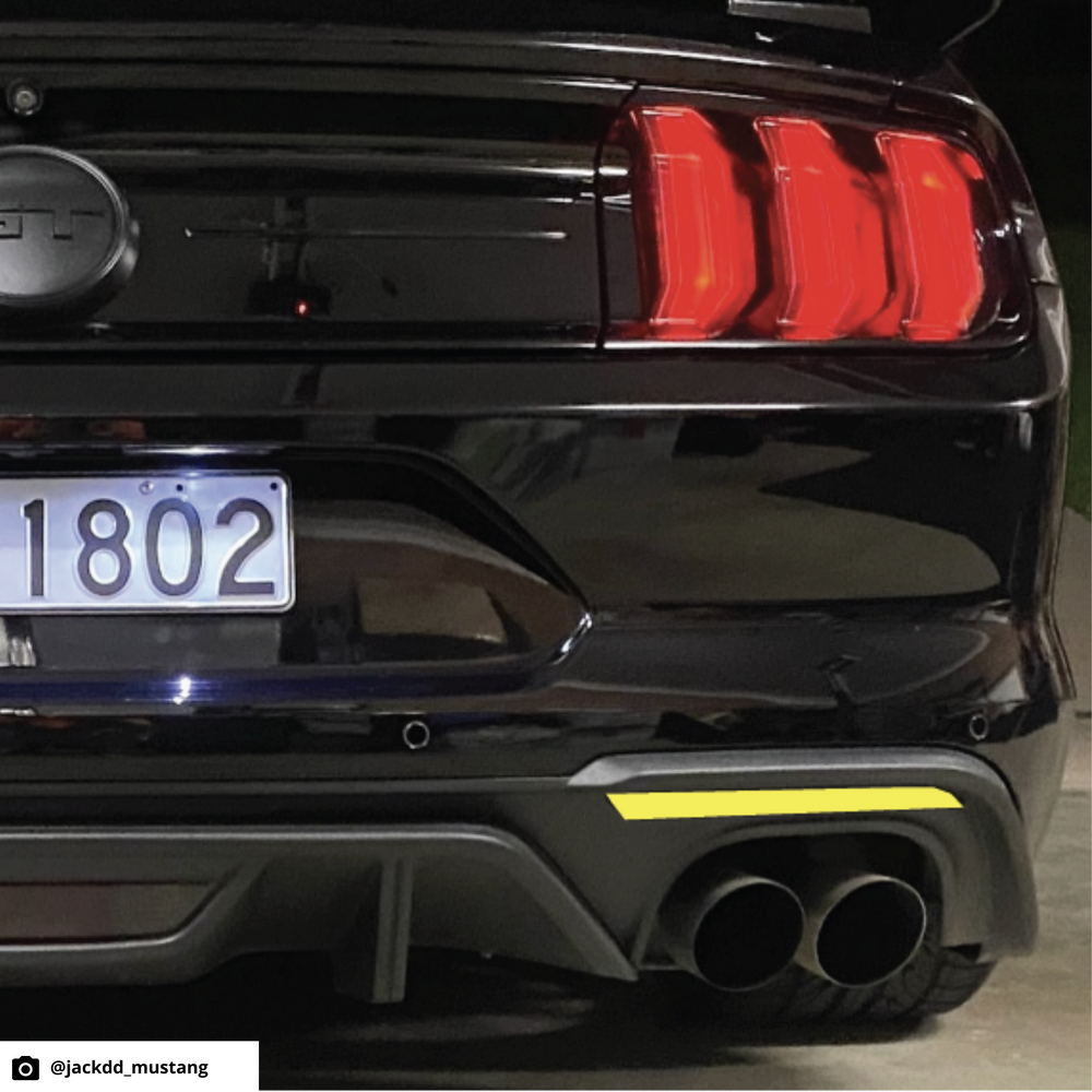 Ford Mustang Rear Reflector Overlays 2018-2019