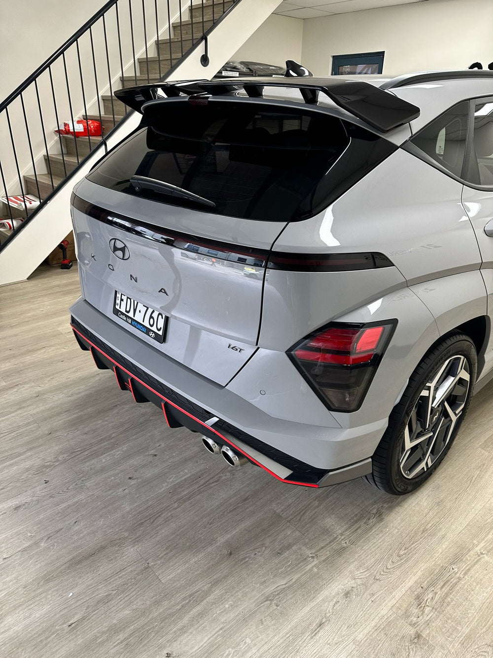 Hyundai Kona Tail Light Indicator/Reverse Light Overlay 2024+