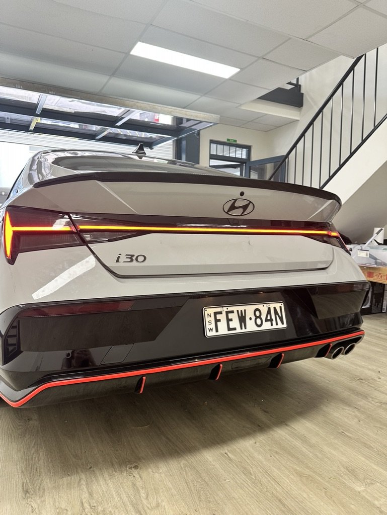Hyundai i30 N Line Coloured Accent Overlay Full Kit 2023+