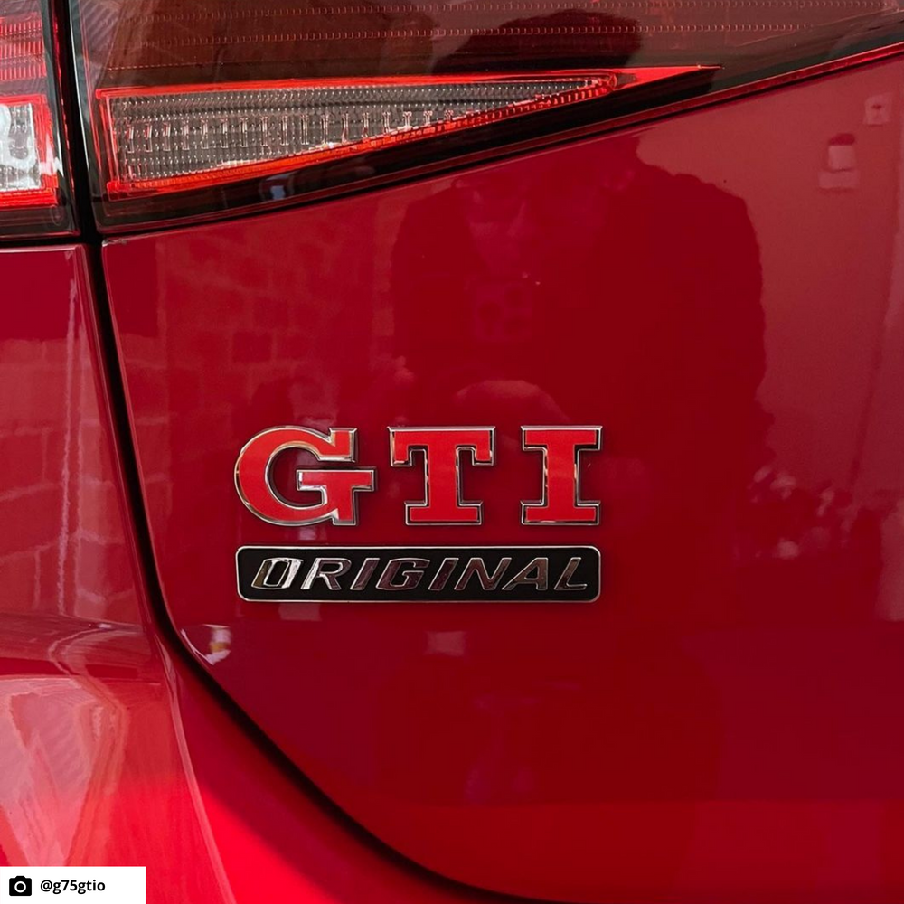 Volkswagen Golf Mk6 GTI Badge Overlay Front and Rear