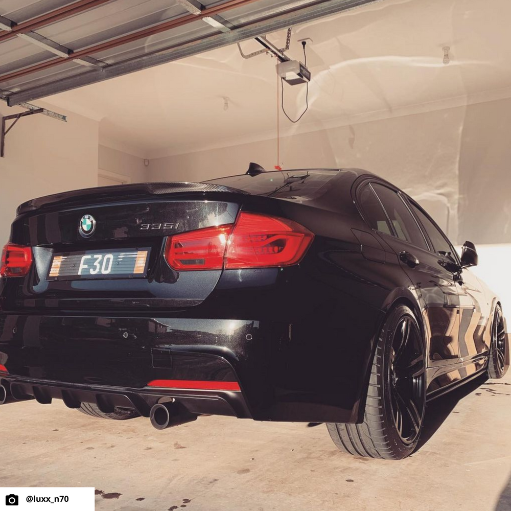 BMW 3 Series M3 (F30/F80 LCI) Partial Tail Light Overlay 2016-2020