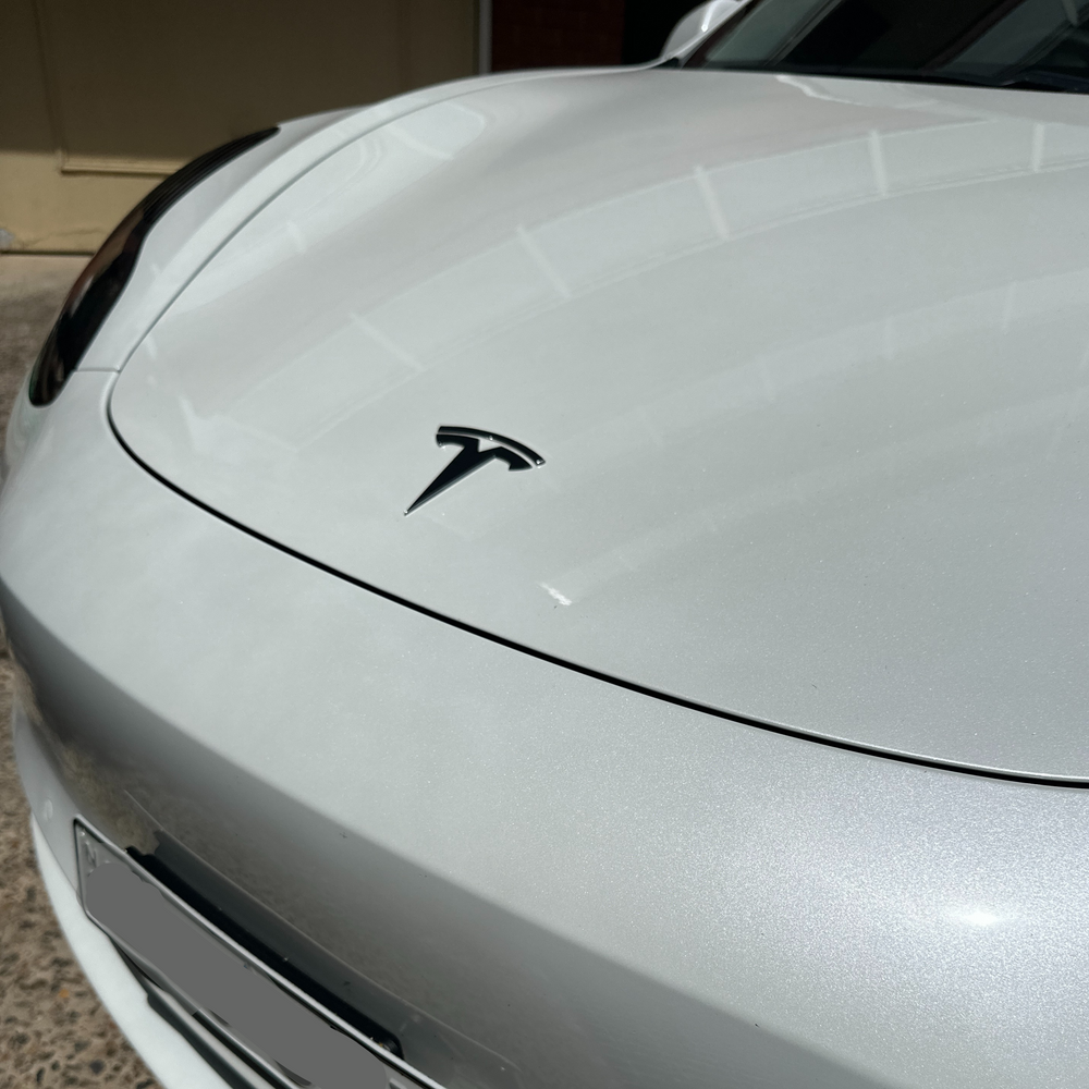 Tesla Model 3 Front, Rear and Steering Wheel Badge Overlay 2017+