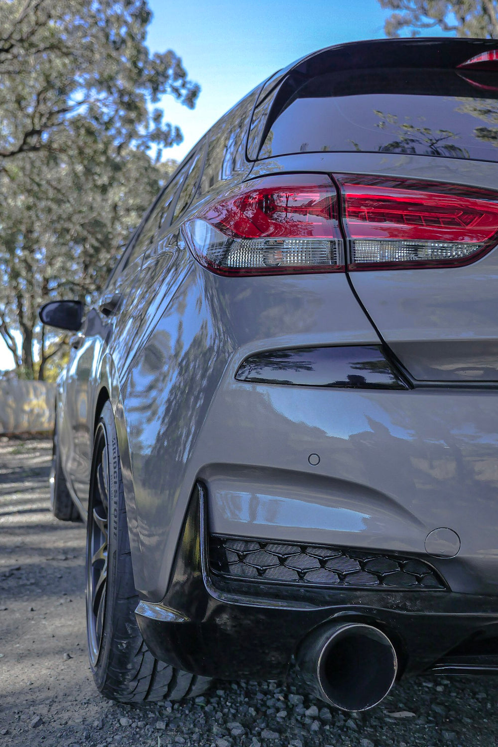 Hyundai i30 N Line Rear Reflector Overlays 2017-2023