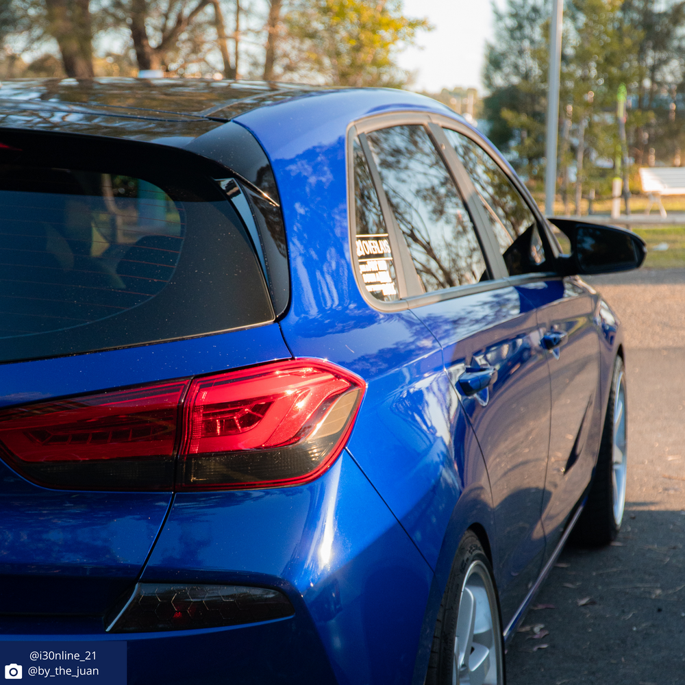 Hyundai i30 N Line Tail Light Overlay 2017-2023