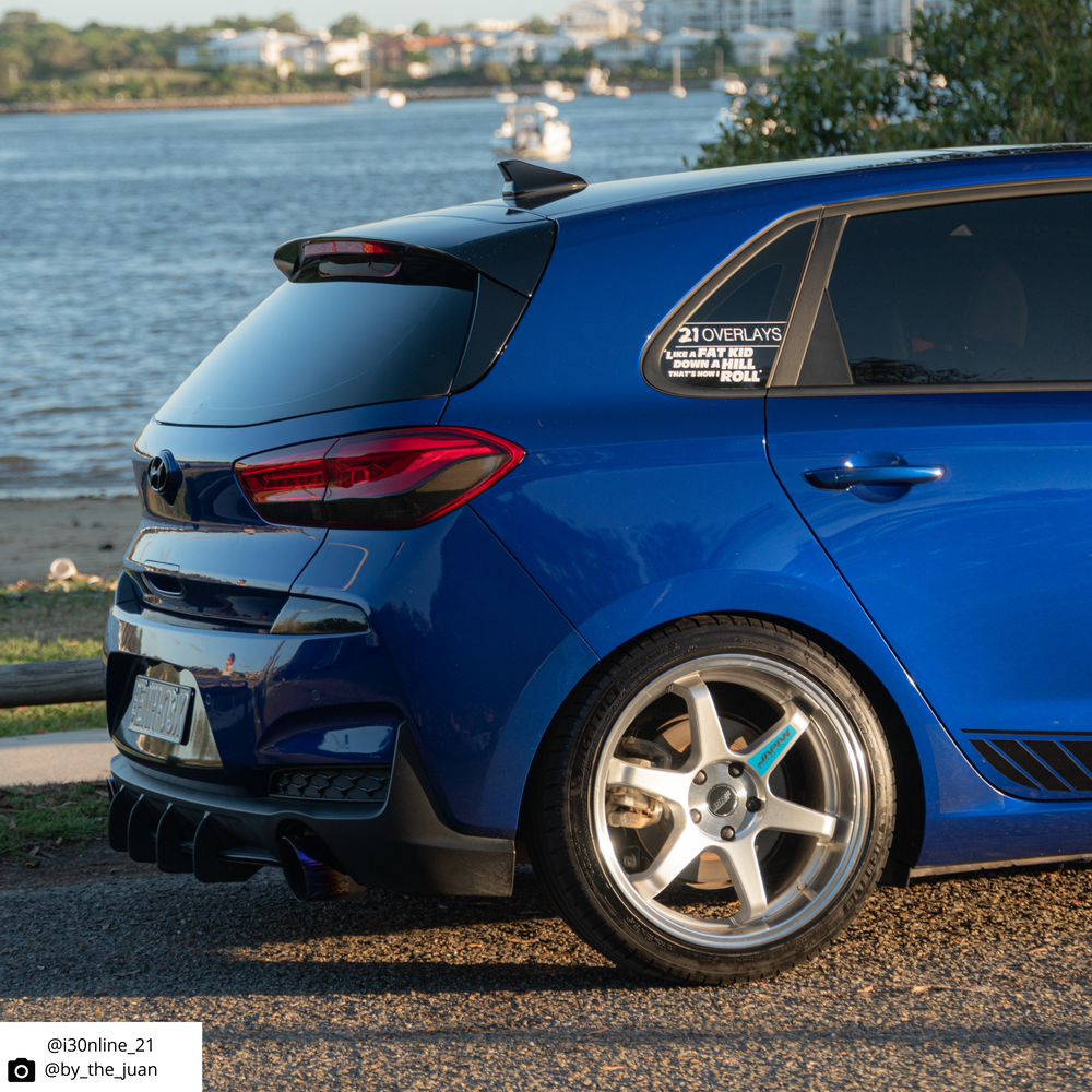 Hyundai i30 N Line Tail Light Overlay 2017-2023