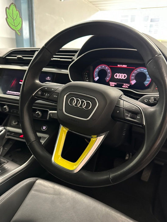 Audi Q3 Colour Change Steering Wheel Accent Overlay 2021+
