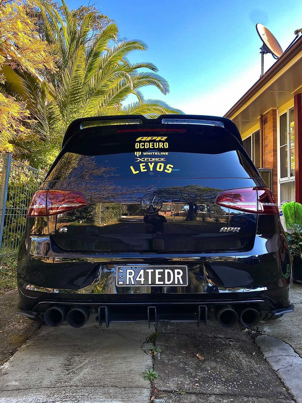 Volkswagen Golf MK7 Honeycomb Reflector Overlays