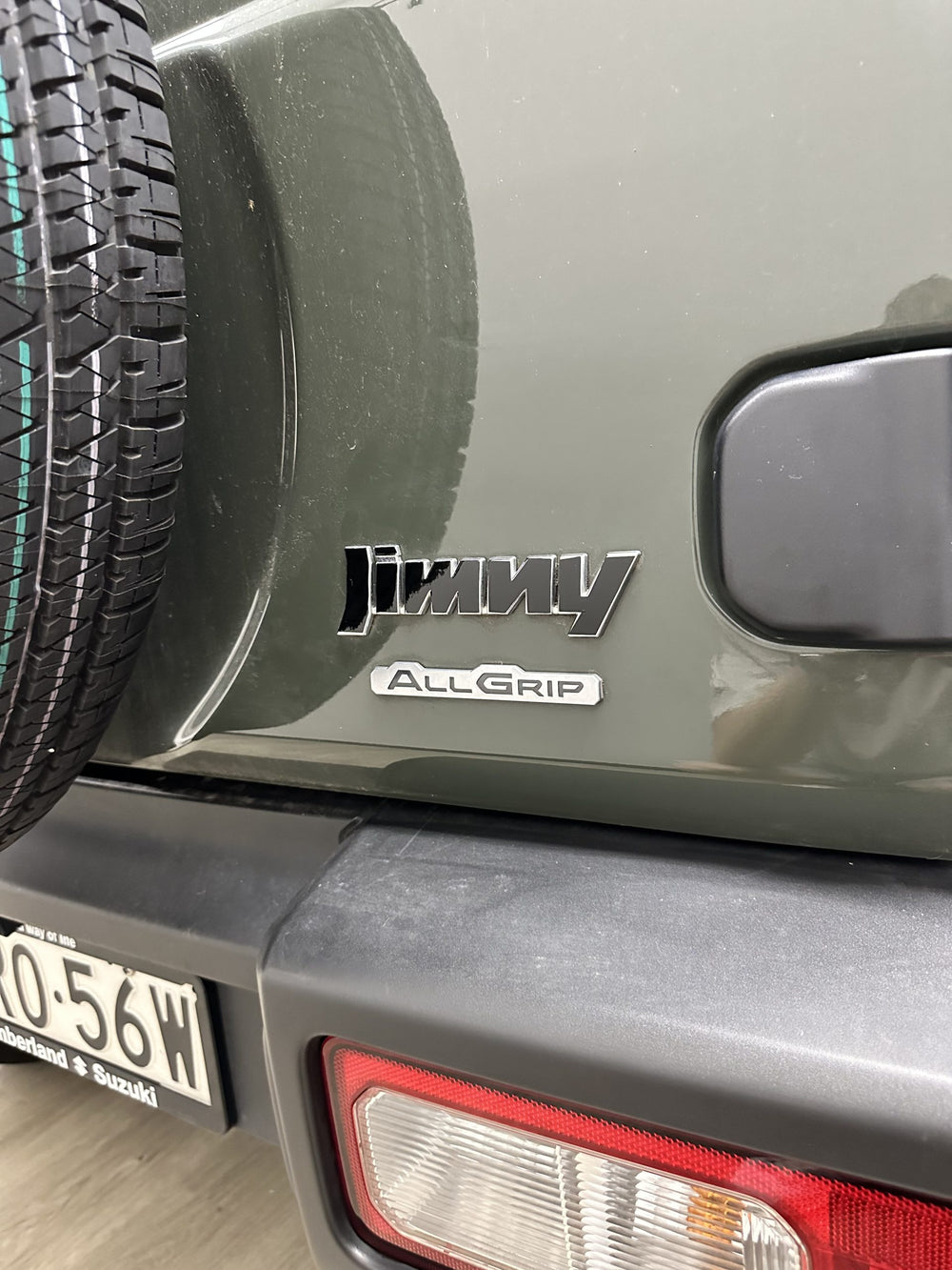 Suzuki Jimny Rear "Jimny" Badge Overlay
