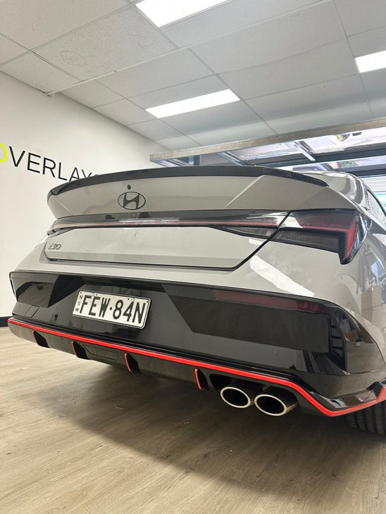 Hyundai i30 N/ N Line Sedan Rear Bumper Stripe 2023+