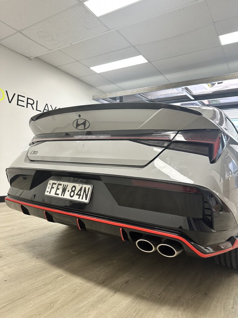 Hyundai i30 N Line Coloured Accent Overlay Full Kit 2023+