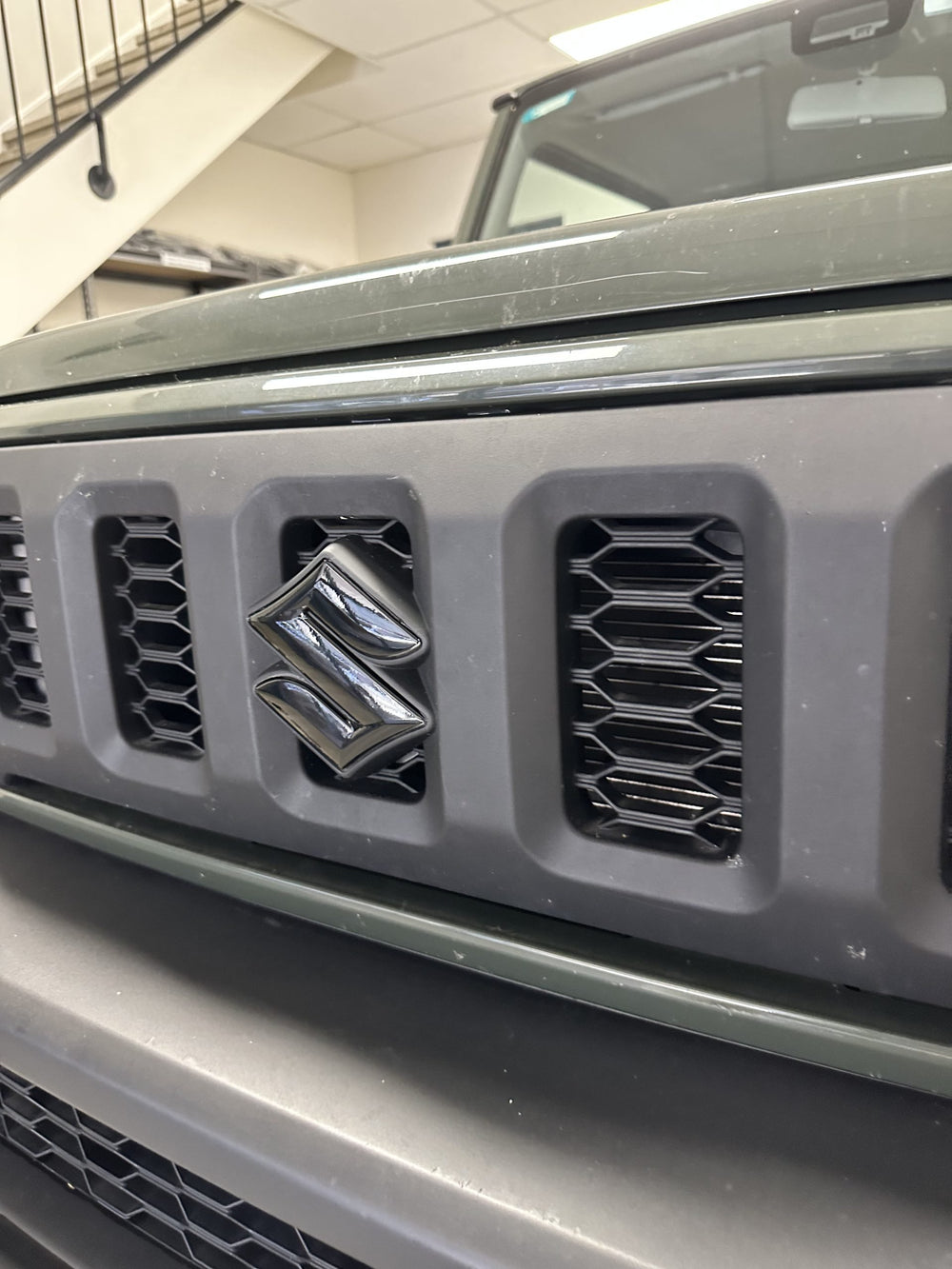 Suzuki Jimny Front and Steering Wheel Badge Overlay Set