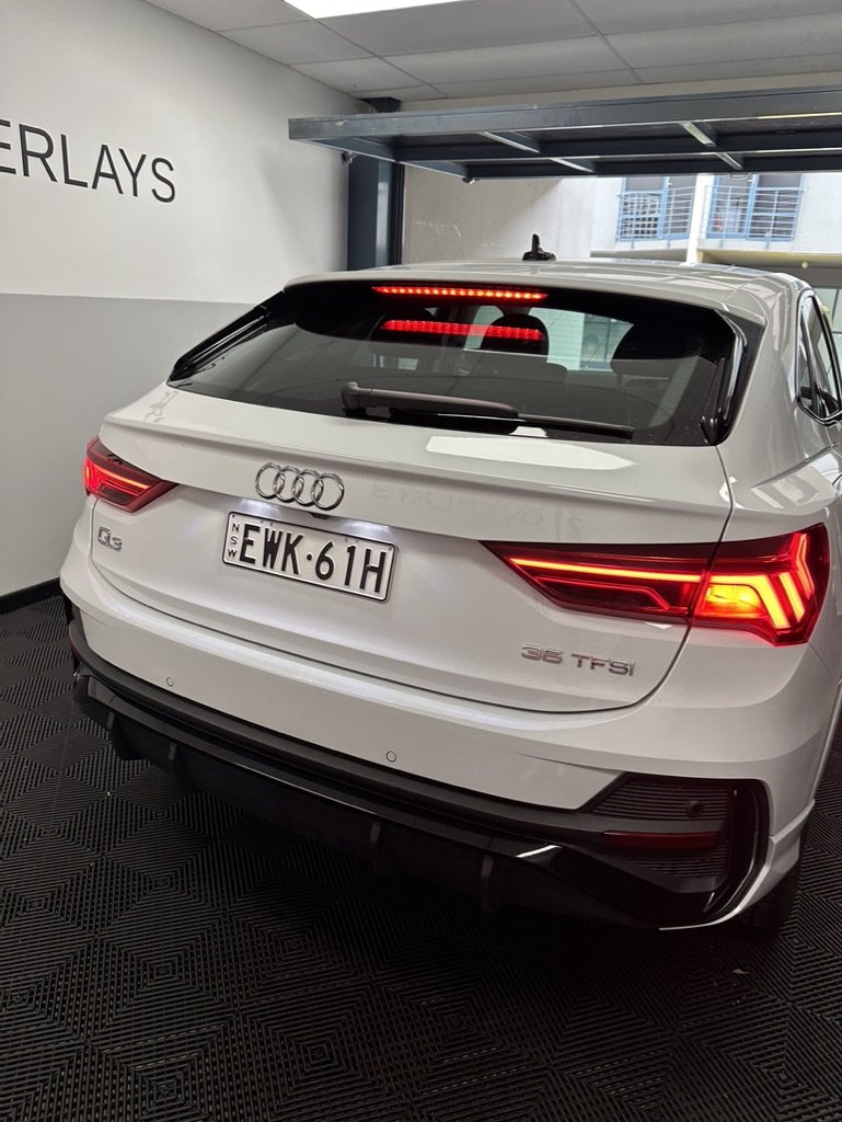 Audi Q3 Partial Tail Light/Reverse Light Overlay 2021+ (Sportback Model Only)
