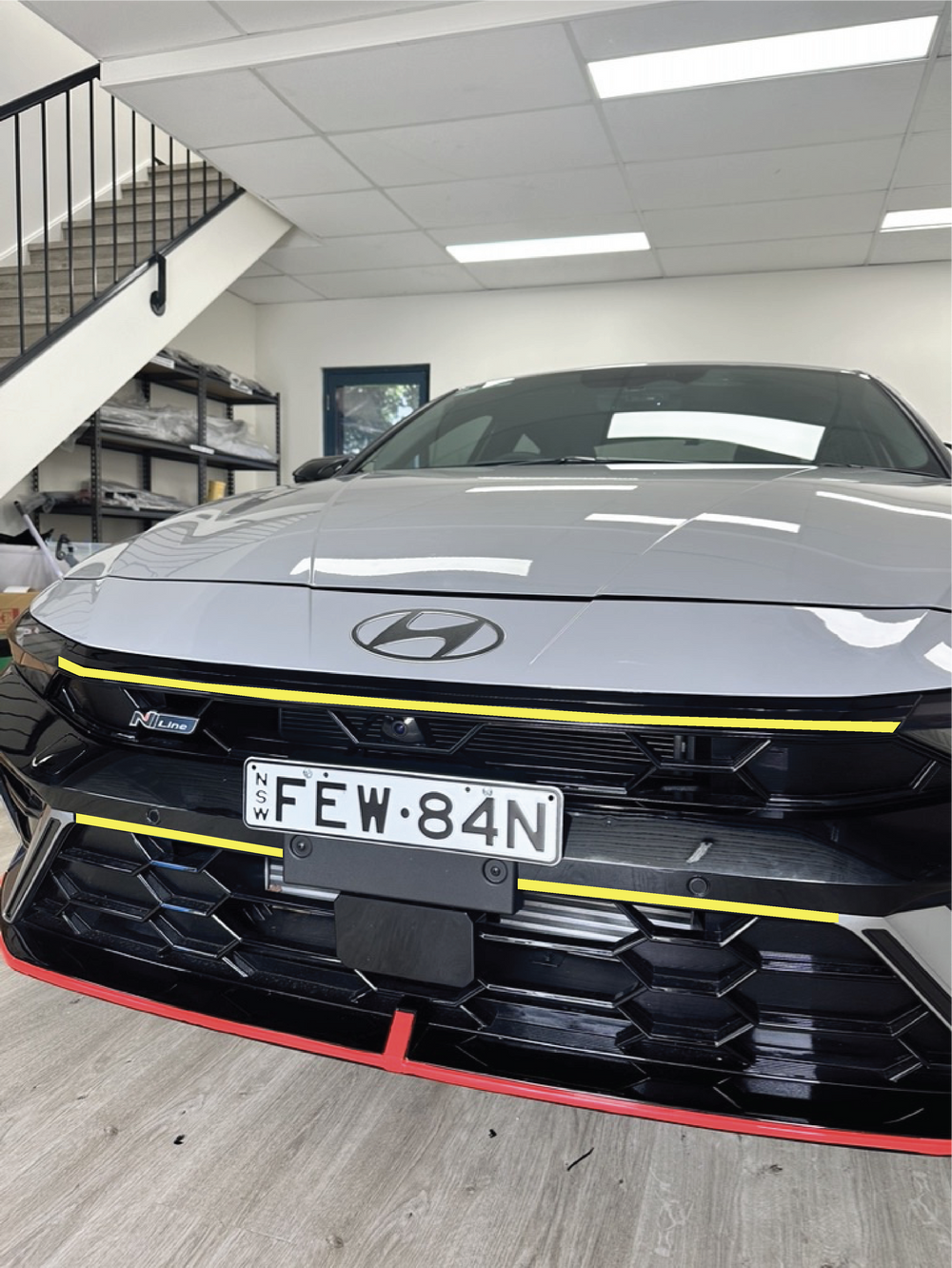 Hyundai i30 N/ N Line Sedan Front Chrome Delete 2023+