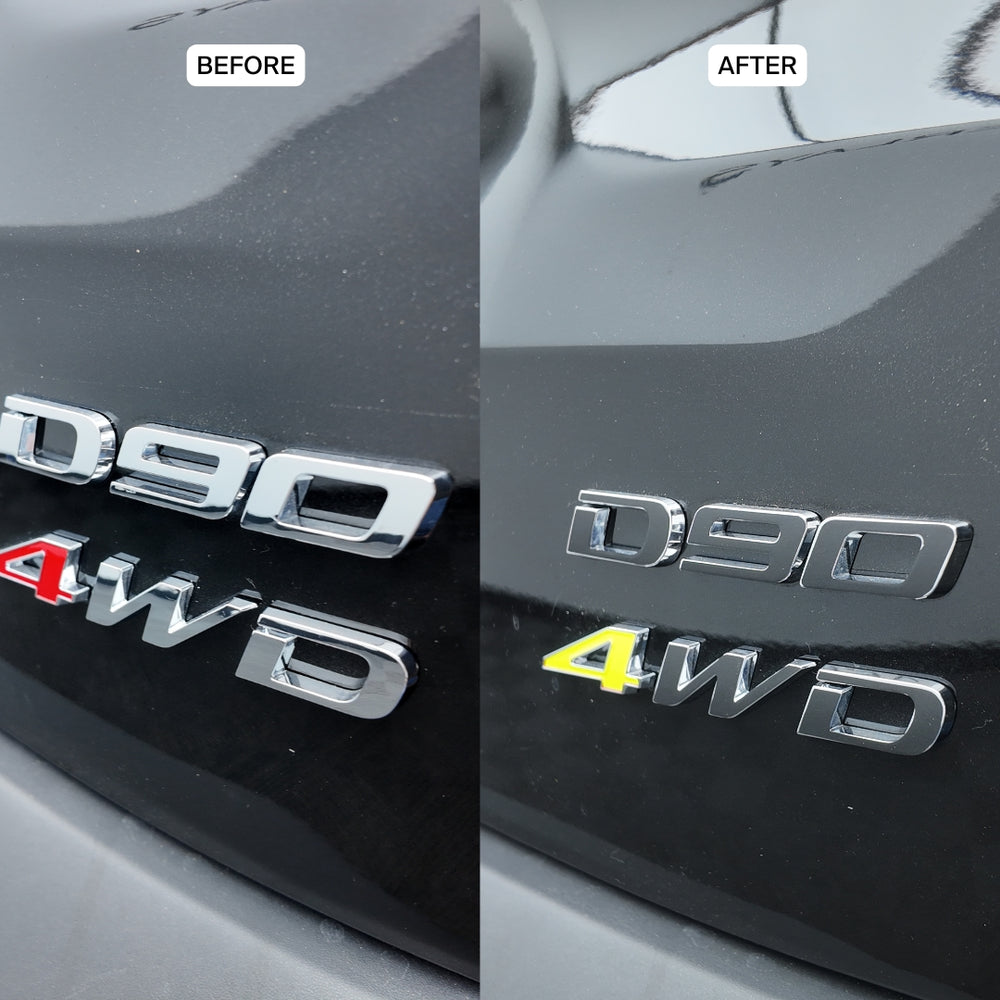 LDV D90 Rear "D90 and 4WD" Lettering Overlay 2025+