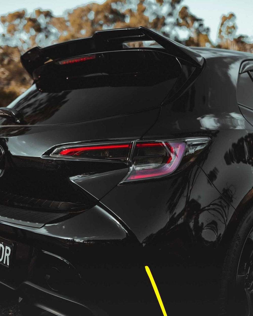 Toyota Corolla Rear Reflector Overlay 2018-2023+