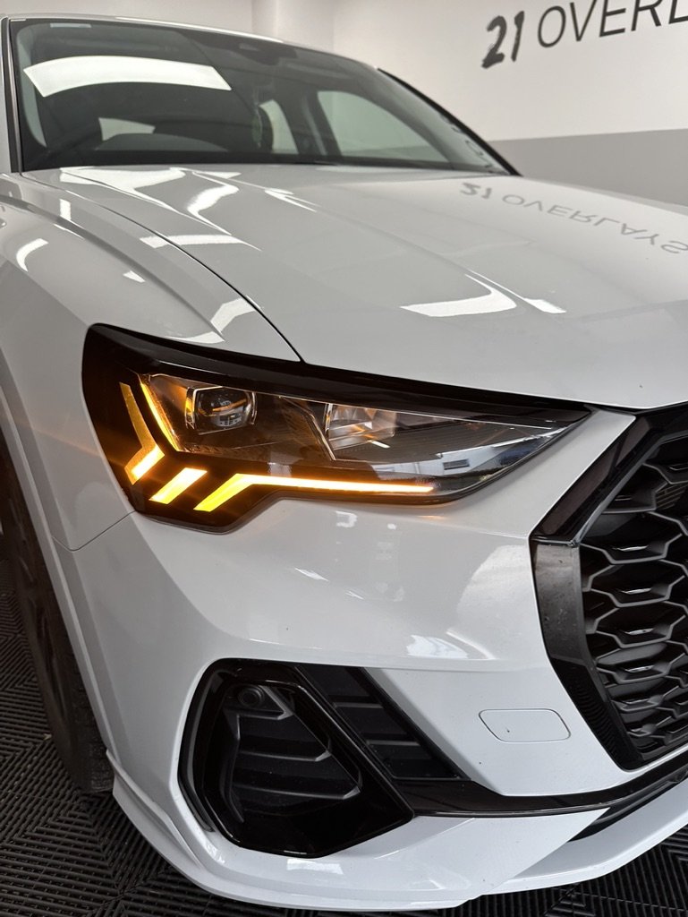 Audi Q3 Headlight Eyelid and DRL Overlay 2021+