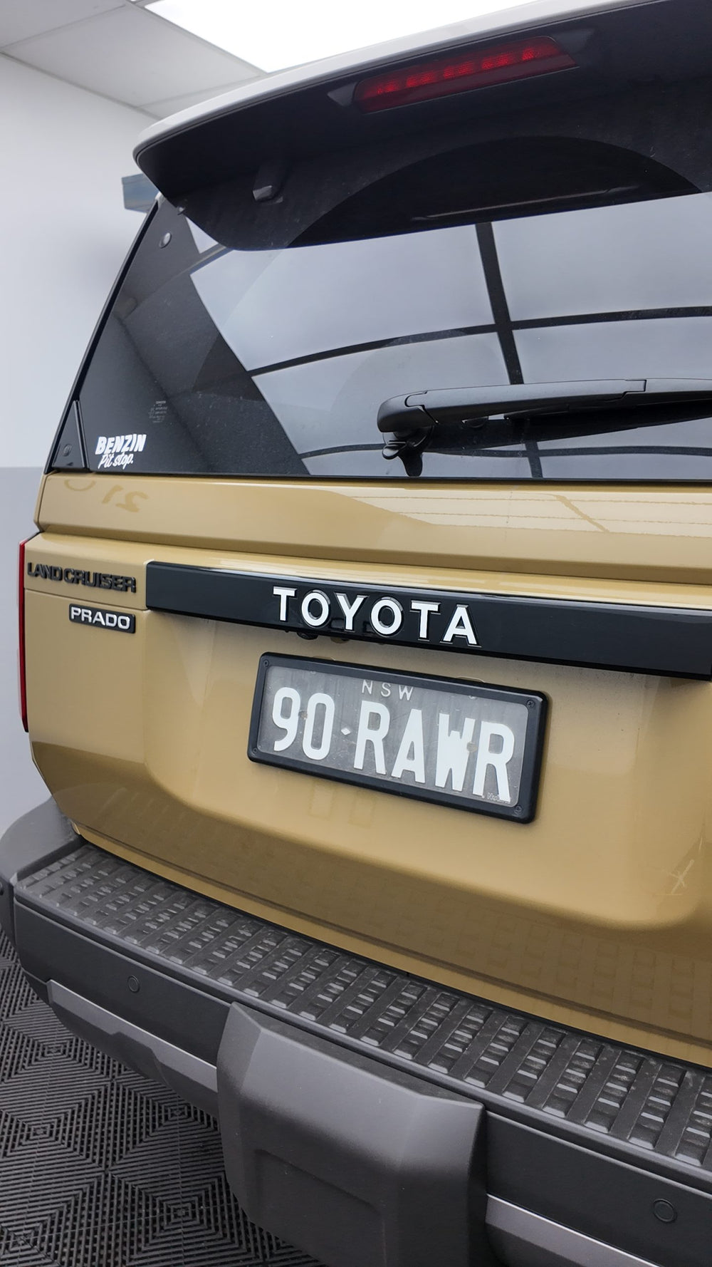 Toyota Land Cruiser Prado 250 Series "TOYOTA" Front, Rear and Steering Wheel Badge Overlay