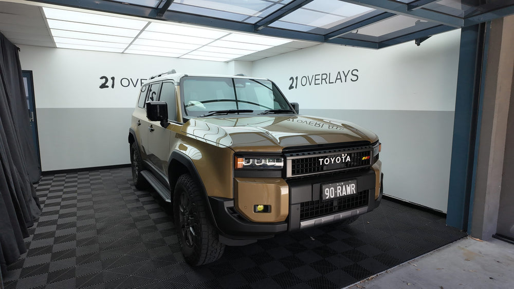 Toyota Land Cruiser Prado 250 Series "TOYOTA" Front, Rear and Steering Wheel Badge Overlay