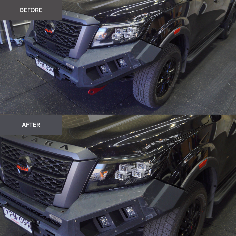 Nissan Navara Daytime Running Light Overlay 2021-2025