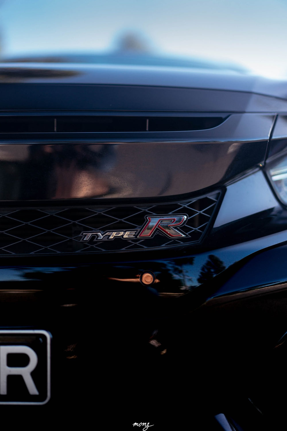 Honda Civic Type R Front and Rear "R" Badge Overlay 2019-2022