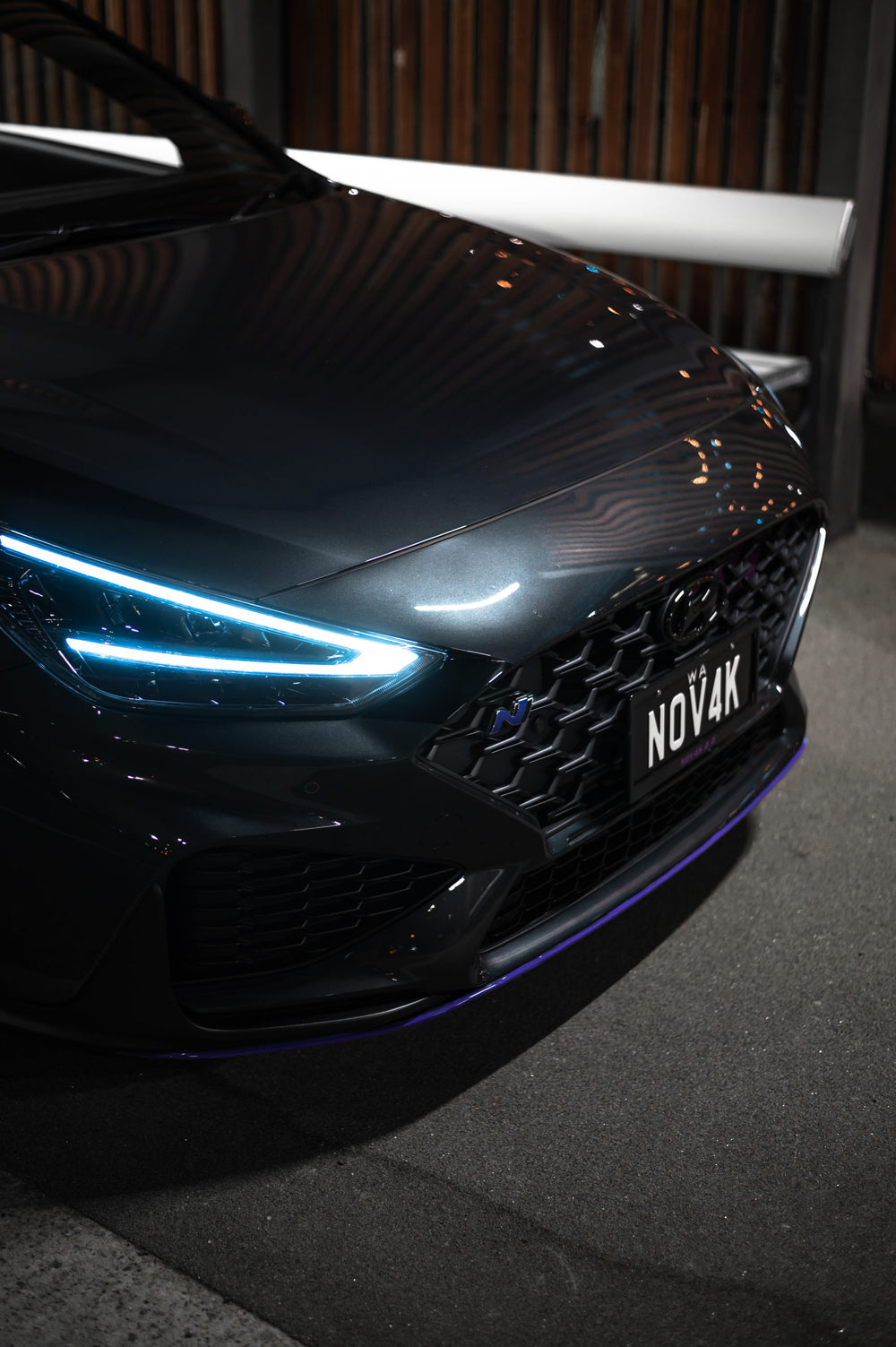 Hyundai Facelift i30 N Under Headlight Accent Overlay 2021-2024