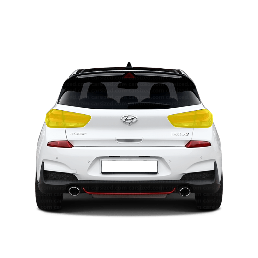 Hyundai Pre-Facelift i30 DIY Full Tail Light PPF/Tint Kit 2018-2023