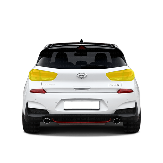 Hyundai Pre-Facelift i30 DIY Full Tail Light PPF/Tint Kit 2018-2023