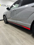 Hyundai Kona N Line Side Skirt Overlay 2024+