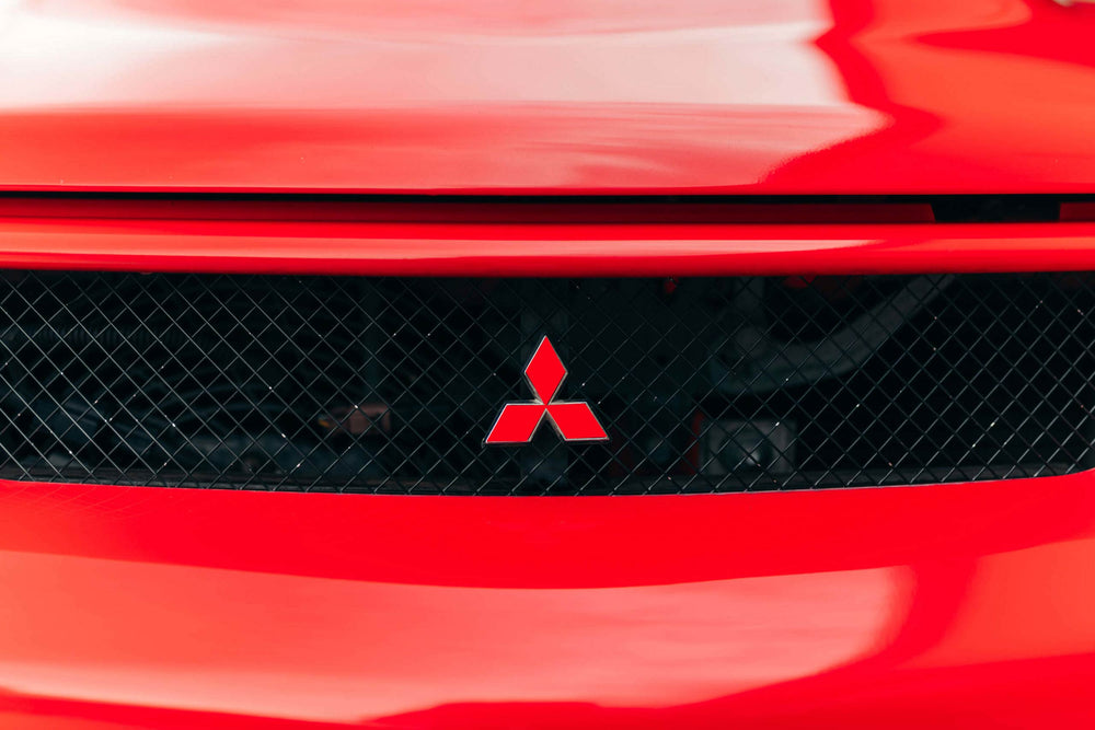 Mitsubishi Lancer Front and Rear Badge Overlay Set